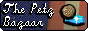 A link button to The Petz Bazaar, showing the site currencies of coins and quartz against a blue and brown background.