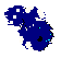 Bluescreen with his eyes closed and his head stuck out, mid-sneeze.