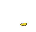 Bluescreen pounces from offscreen onto a fish treat.