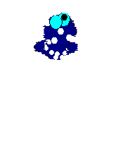 Bluescreen gags before coughing up a brownish hair ball.