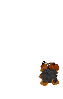 Fluffball fails to catch the disk again.