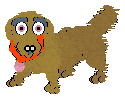 A tan Dachshund in Petz with pink eyes.